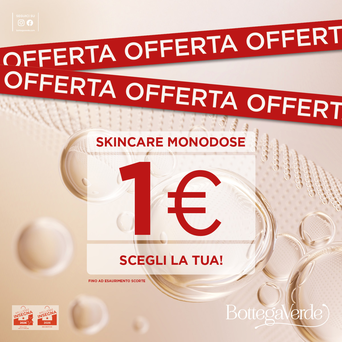 Centro Commerciale Euro Torri | Promozione Skincare monodose a 1€